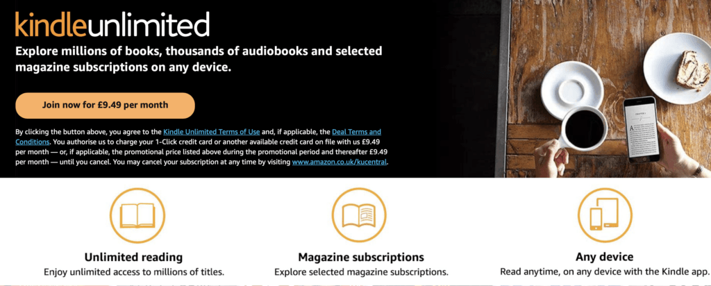 Kindle unlimited offer